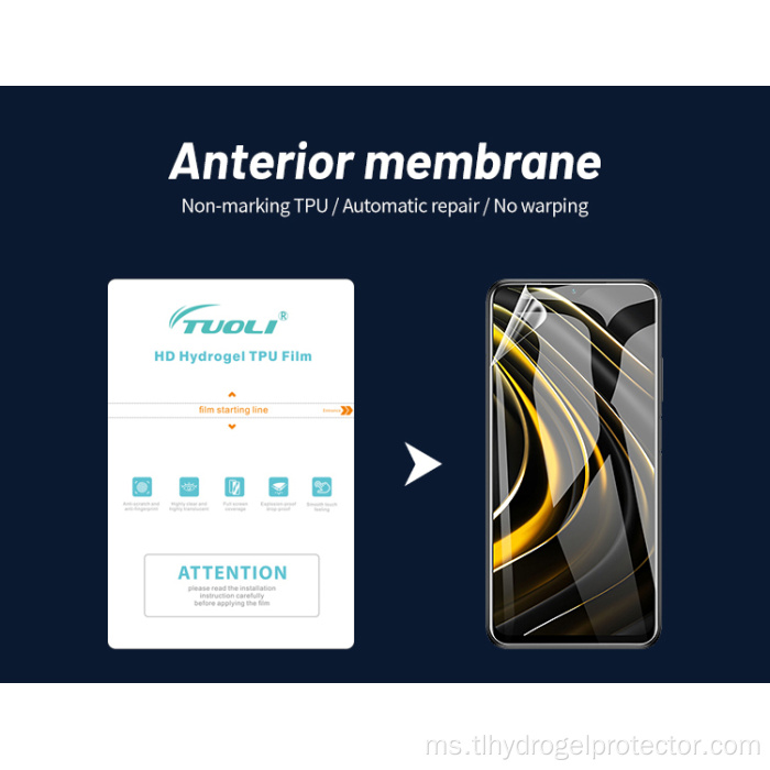 Pemotong filem hidrogel TPU untuk telefon dan tablet